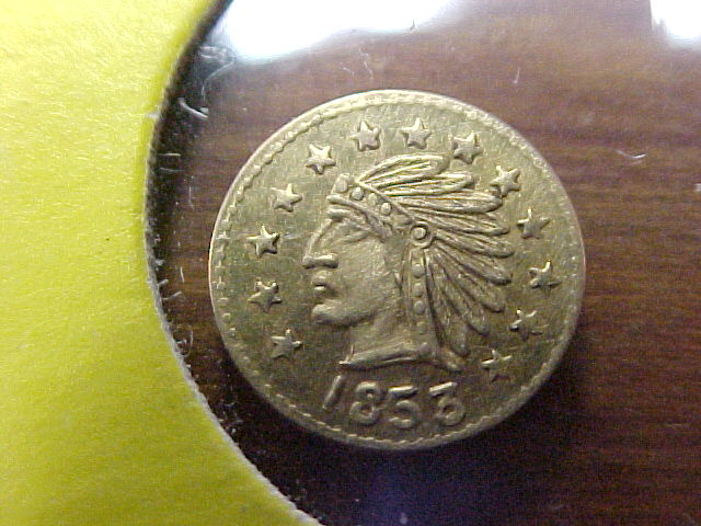 1853-1/4-Calif.-Gold-Token-Real-Or-Fake